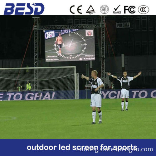 sports stadium perimeter p10 led display sports arena led sign p10 display